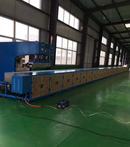 泉懋产高频遮阳布全自动行走式高周波焊接机 pvc篷布热合机