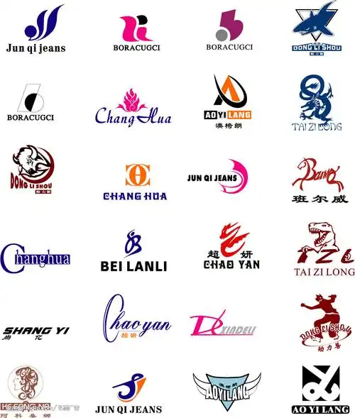 服装标志图片[矢量图,cdr]