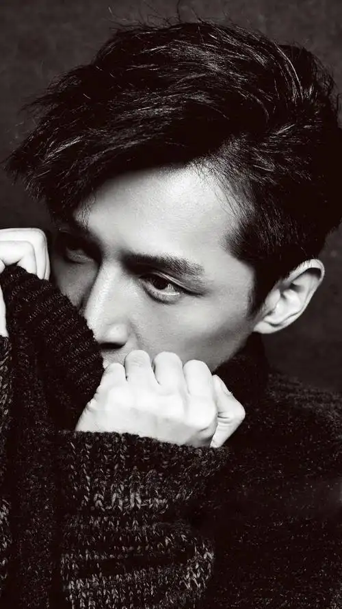 胡歌优雅黑白写真,高清图片,手机锁屏桌面-壁纸族