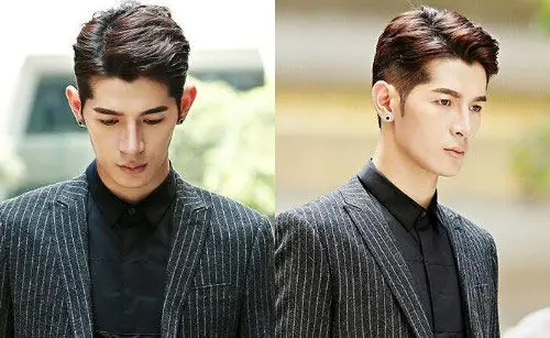 适合学生留的侧背头发型