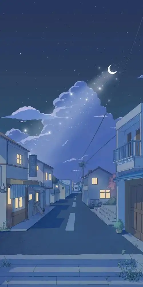 好看的一组场景插画画师@honey果酱仅供欣赏侵权删#插画##动漫风景