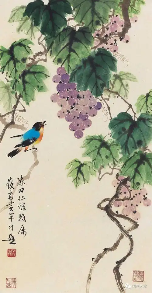 黄幻吾笔下的小鸟形神兼备