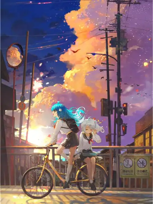 唯美的二次元日系美少女插画设计艺术作品,让我们一起来欣赏一下吧!