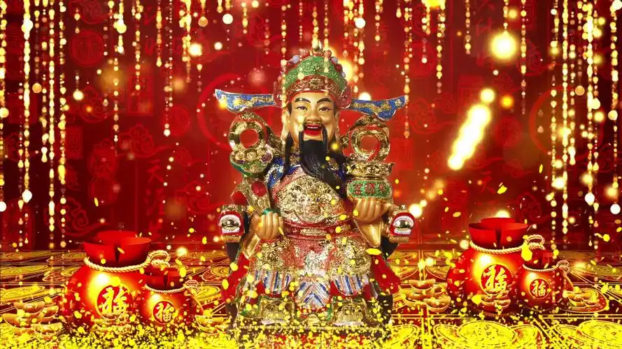 最新春节春晚财神led视频_1920x1080_高清视频素材下载(编号:1968317)