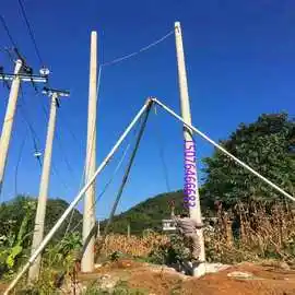 铝合金三角拔杆 铝扒杆 水泥杆人工抱杆立杆机 铝合金立杆机厂家