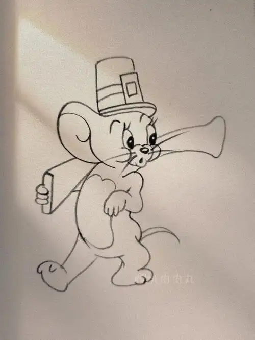 今日简笔画杰瑞内有教程