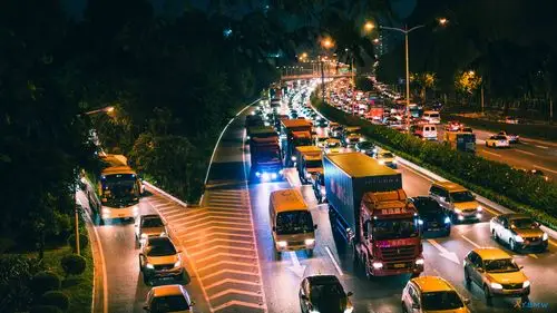 中秋前的晚高峰