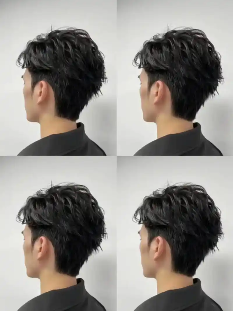 男生一定要尝试一下的发型蝴蝶烫微 - 抖音