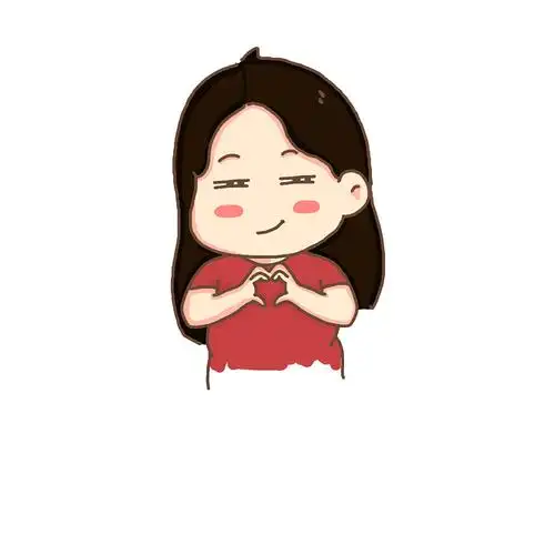 少女阿乔 可爱女孩表情包漫画