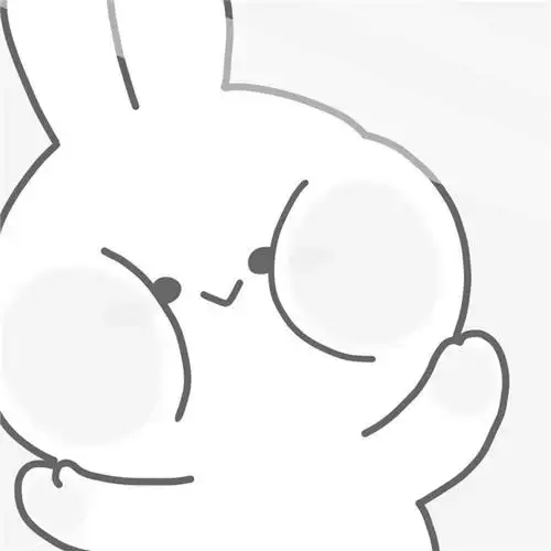 情头黑白卡通可爱简约图片_情侣动漫头像_头像屋