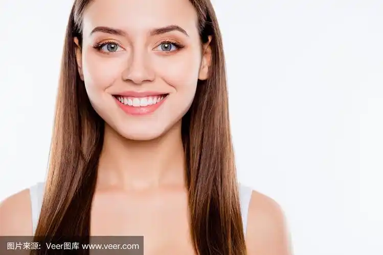 露齿笑,彩妆,特写,女人,人的脸部