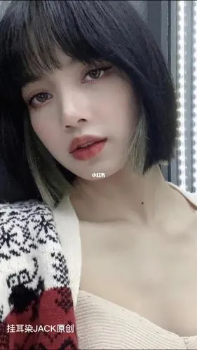 lisa挂耳染 心机染发_染发_发色分享_时尚_发型