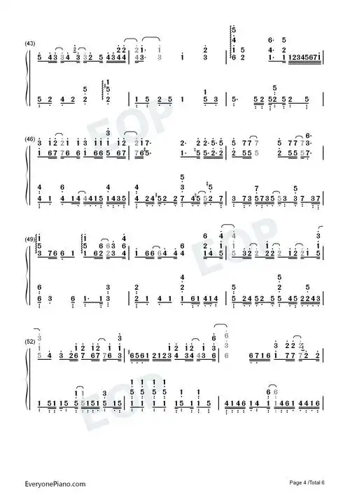 无人之岛-任然双手简谱预览4