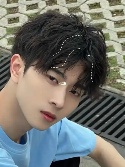 男生发型设计93韩式羊毛卷97适合各种脸型烫发 男士烫发 减龄发型