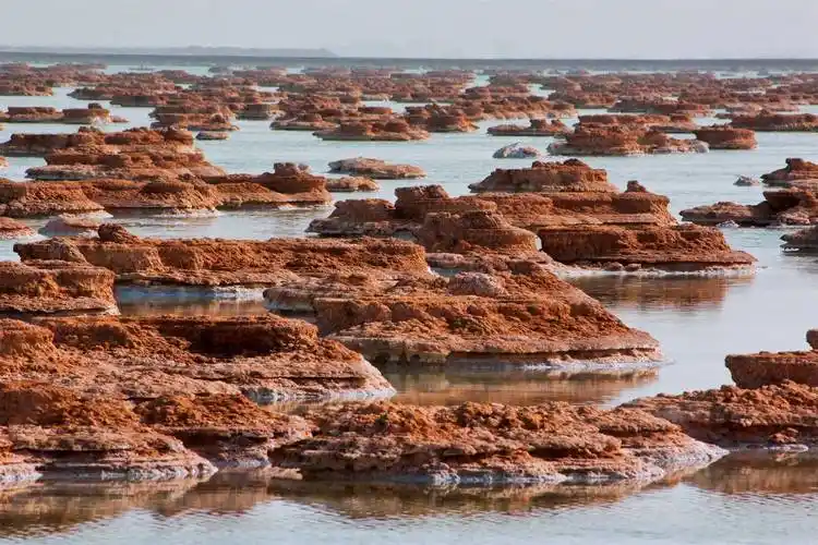 新疆罗布泊:"水上雅丹"梦幻绮丽_盐池_百里_的开发
