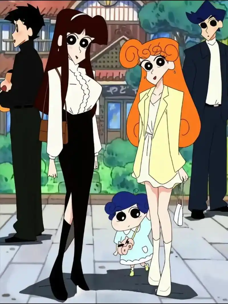 风间和小葵 #蜡笔小新的存在就是治愈 - 抖音