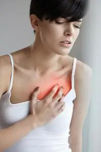 乳房疼痛应用图标. 用户界面/ux用户界面. 乳痛.