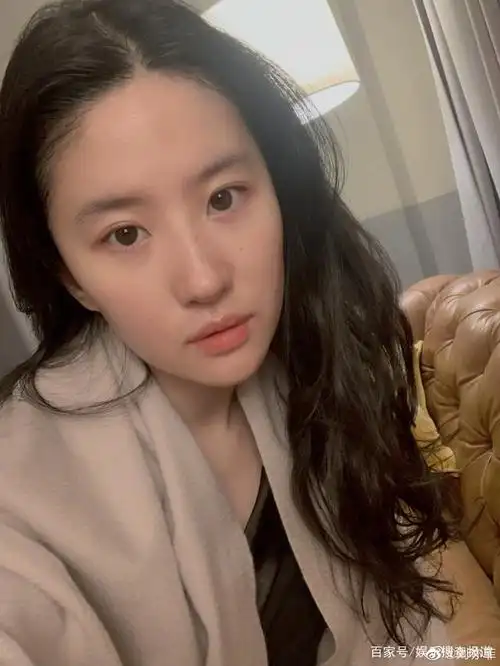 滤镜下的刘亦菲,素颜还是美的