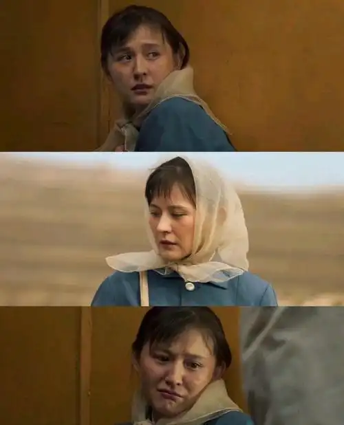 热依扎在《山海情》中饰演"水花",她在剧里的哭戏从情绪上来再到情绪