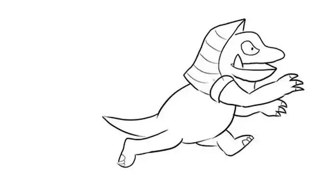 奥特曼打怪兽时的简笔画