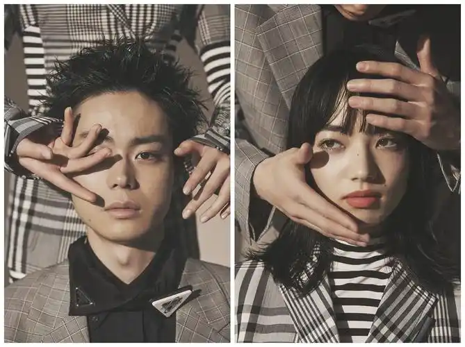 菅田将晖与小松菜奈再发糖合体登上时尚杂志封面