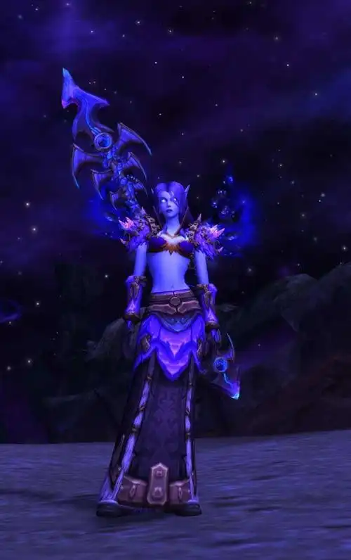 魔兽世界暗夜精灵女角色幻化(魔兽世界虚空精灵女性幻化)(3)