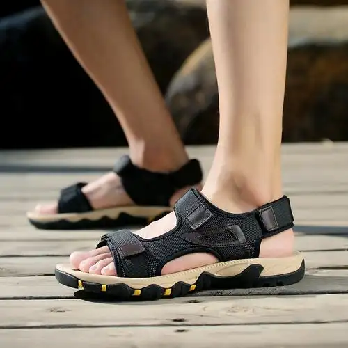 帆汀(aja fighting)男士凉鞋夏季新品男鞋防滑沙滩鞋大码凉拖男士运动