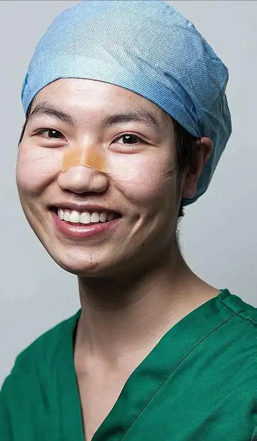 白医天使最美的笑脸