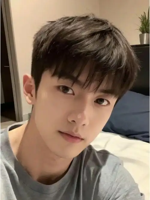 适合夏天的短碎盖#少年感发型 #男士发型