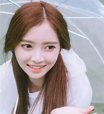 少女田园风直发发型优雅直发图片