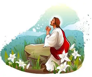 耶稣_坐_羊群_图片大全—全景创意图库(quanjing.