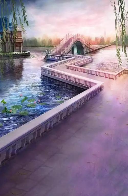 3d立体背景布古风背景布直播背景布主播背景布网红背景布拍照摄影 古