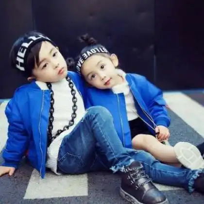 可爱萌娃情侣头像一对他大以后足以配得上你的人