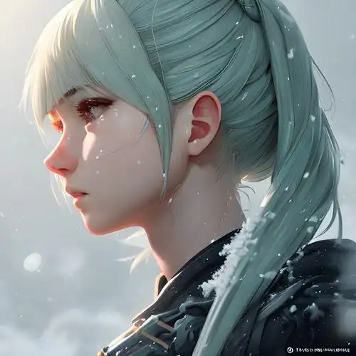 女生头像 霸气 高冷高马尾