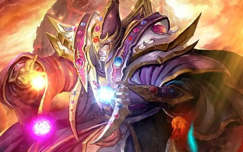 dota2《卡尔》奥数传承者不朽之守护者祈求者元素之光希瓦的守护者