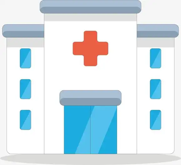 扁平化医院矢量图下载素材免费下载_觅元素