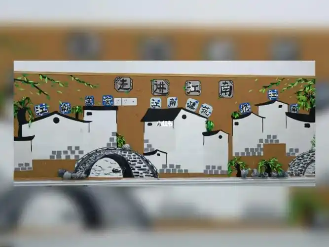 幼儿园中国风主题墙