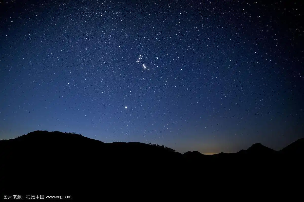 冬季星空猎户座