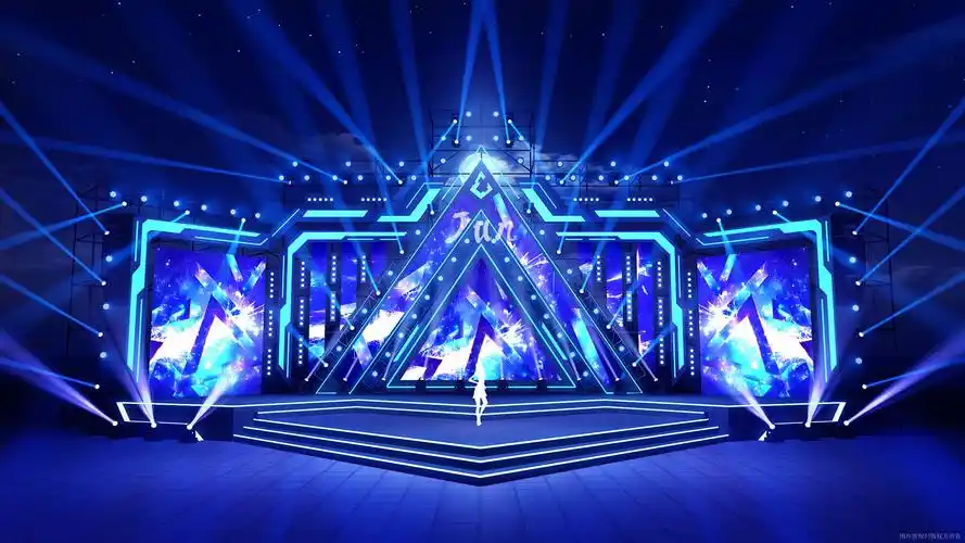 音乐节舞台 舞美效果图 舞美设计 3d效果图