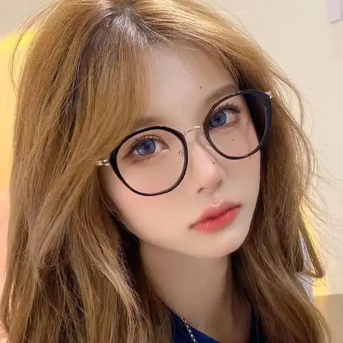 2021新款carin眼镜女秀智同款olsen超轻钛架方形透明色近视镜框男