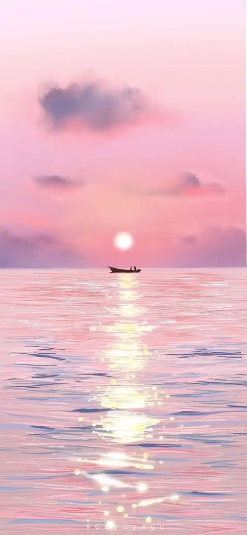 宋知意ins唯美粉色系风景静物壁纸