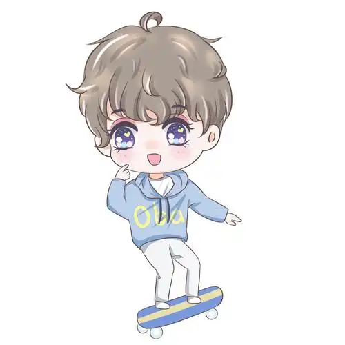 蔡徐坤手绘漫画人物