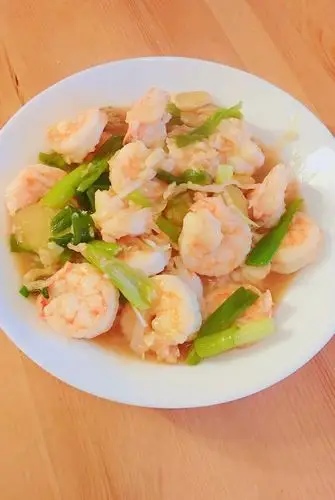 齐之_lyn做的葱爆虾仁