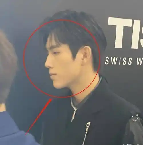 陈飞宇现身活动被拍,粉丝后期来不及修图,这侧脸也太优越了吧