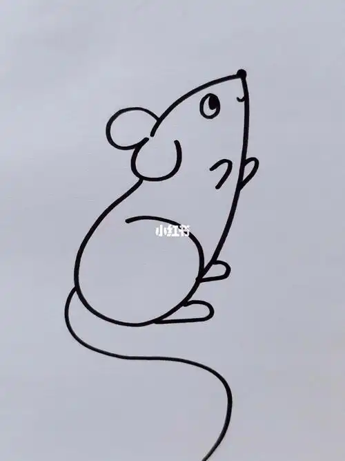 小老鼠画法#简笔画