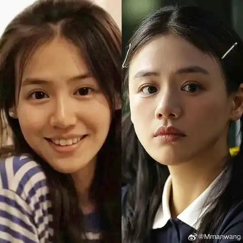 马思纯##双眼皮