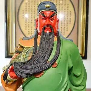 树脂彩绘关羽关公关二爷关二哥神像武财神家用佛像店铺开业礼品