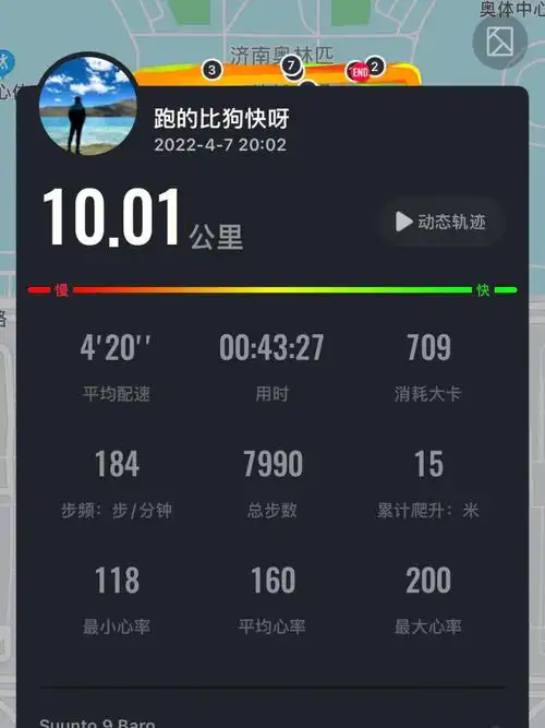 10公里配速420跟别人跑快了