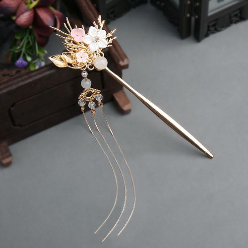 儿童头饰汉服发饰古代发簪贵妃公主可爱古装流苏簪子女童古风配饰