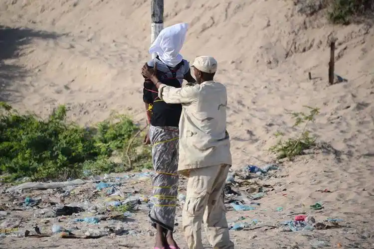 在许多有死刑的国家和地区中属于法定死刑的唯一执行方法,使用枪械为